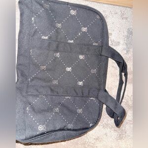 NWT Victoria’s Secret Black Rhinestone travel bag